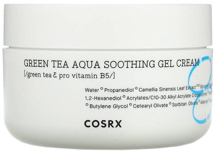 Cosrx Hydrium Green Tea Aqua Soothing Gel Cream - 1.69 oz
