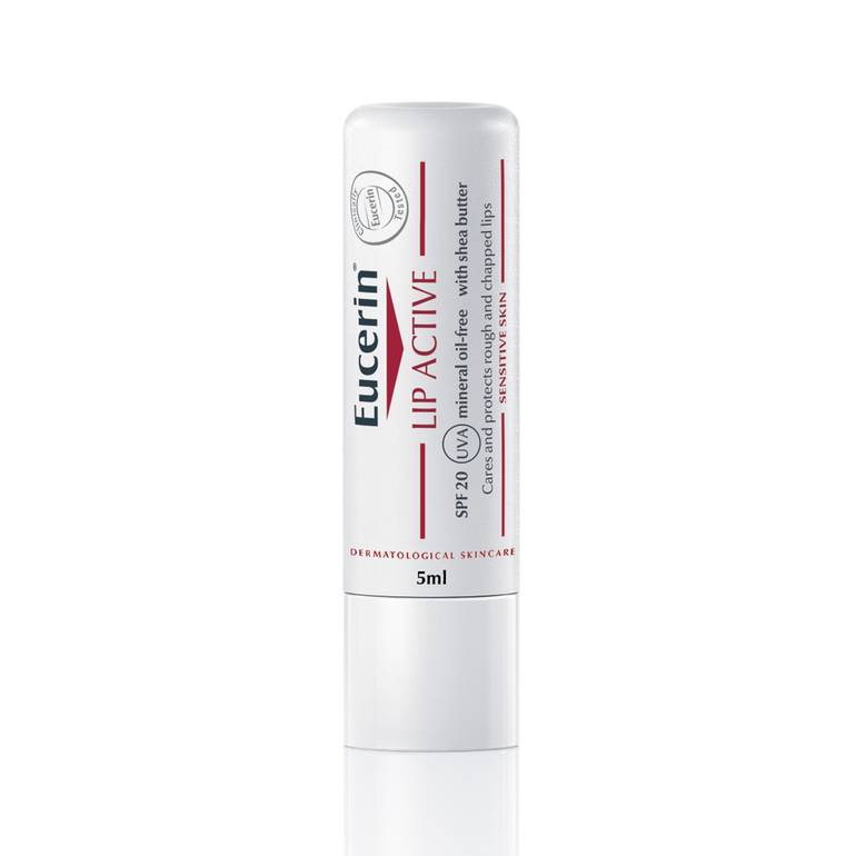 Eucerin Lip Balm SPF20 with Dexpanthenol and Vitamin E, 4.8g