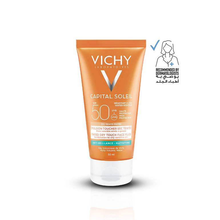 Vichy Capital Soleil BB Anti Shine Tinted Sunscreen for Combination to Oily Skin SPF 50+ 50ml