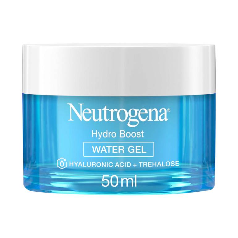 Neutrogena Hydro Boost Water Gel, with Hyaluronic Acid, 6x More Hydration, for 72 Hours, Ultra-Light, 50ml