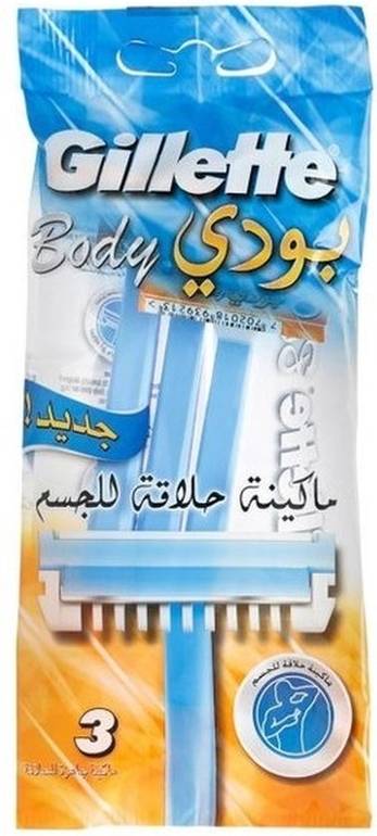 شفرة حلاقة للجسم من جيليت – 3 قطع