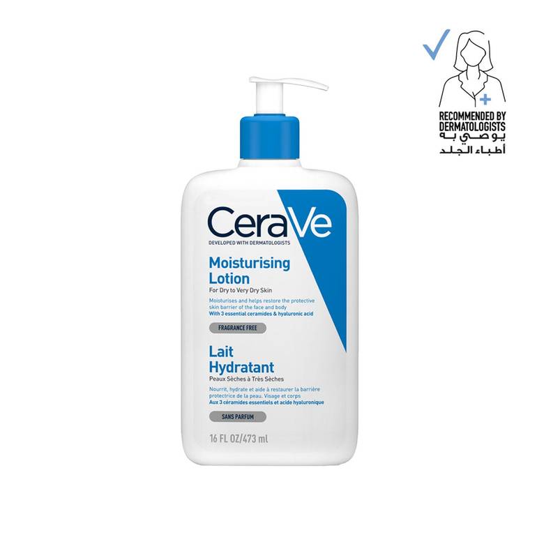 Cerave Moisturizing Lotion for Dry to Very Dry Skin with Hyaluronic Acid 473 ml