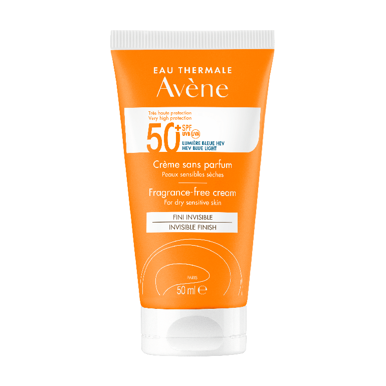 Avene Sunscreen Cream SPF 50 Fragrance Free 50 ml