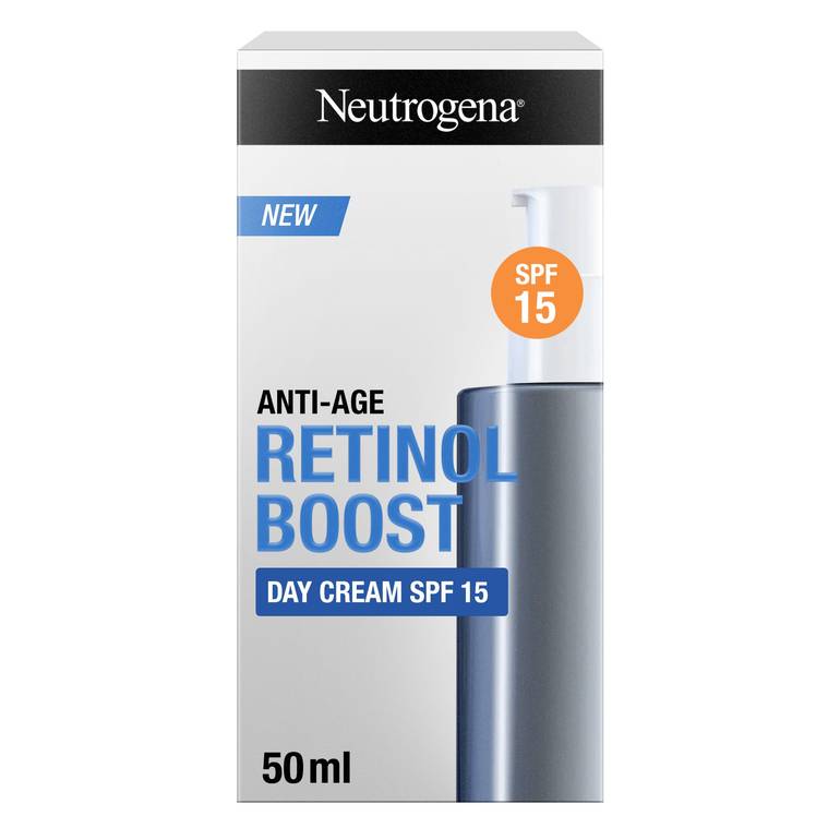 Neutrogena Retinol Boost Anti-Age Day Cream, SPF15-50ml