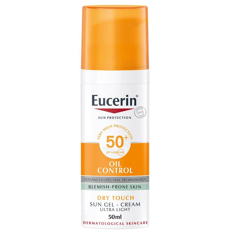 Eucerin Oil Control Sunscreen Face Gel-Cream SPF50+, 50ml