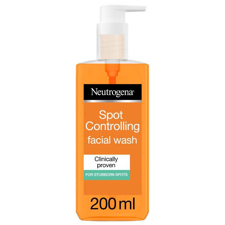 Neutrogena Spot Controlling Face Wash, for a Refined Complexion, Oil Free, 200ml