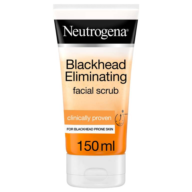 Neutrogena Blackhead Eliminating Face Scrub, with Microbeads and Salicylic Acid-150ml