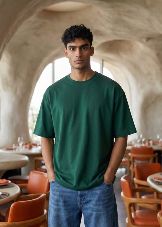 Dark green - Oversized unity tee