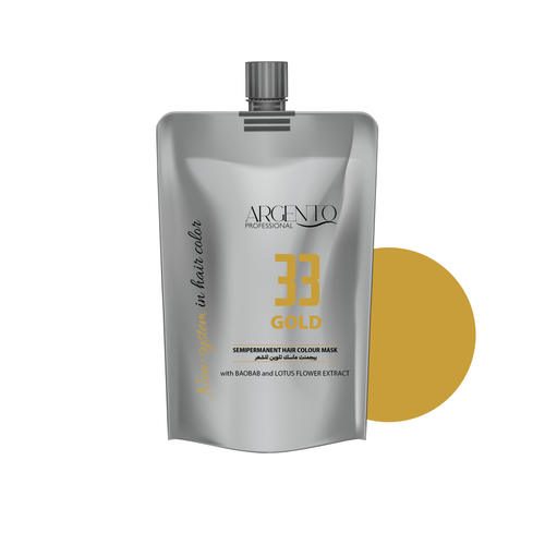 Argento Pro 33 Gold Semipermanent Hair Color Mask 200ml