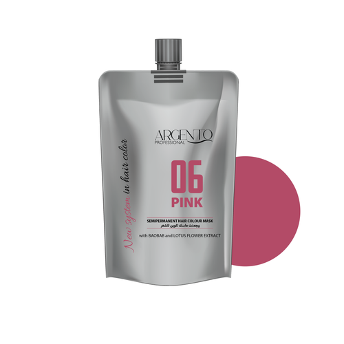 Argento PRO 06 Pink Semipermanent Hair Color Mask 200ml
