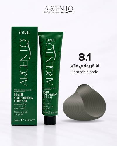 Argento Hair Color Ammonia Free 8.1