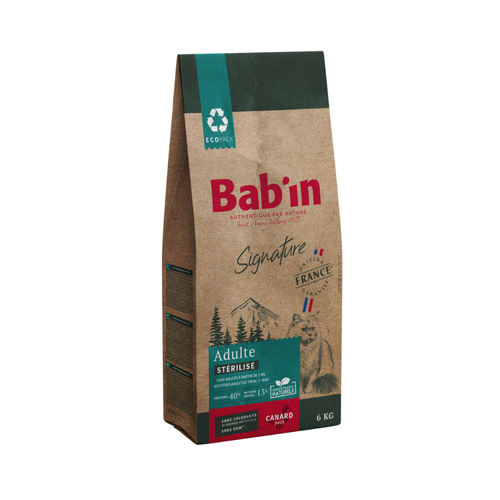 Babin Signature Duck flavor Dry Food for Sterilized Adult Cats