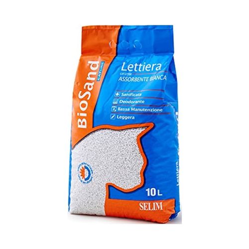 BioSand Cat Litter Absorbent - White 10L BSAB10108