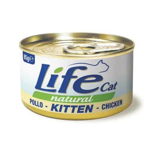 Life Cat Natural Wet Food Cans Chicken for Kittens 85g