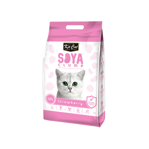 Kit Cat SoyaClump Litter Strawberry 7L