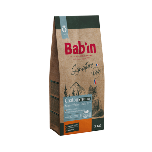 Babin Signature Grain-free Dry Food for sterilized kitten