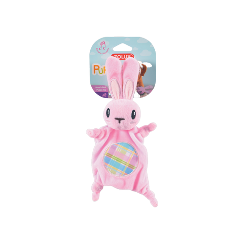 Zolux PUPPY XS PLUSH TOY DOUDOU PINK For Dogs