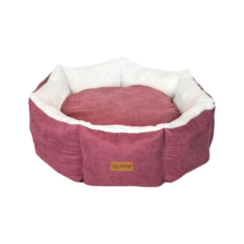 Feline go Cupcake circular bed for cats and dogs, Pink Colour