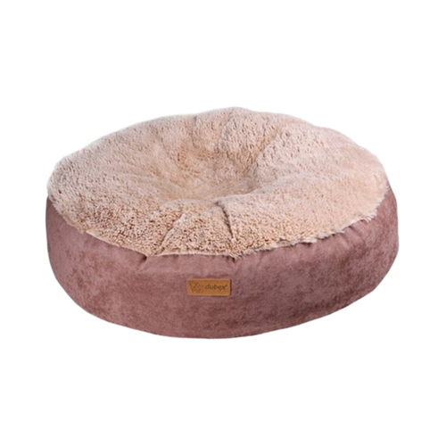 Feline Go Suffle Circular Bed For Cats And Dogs, Brown Colour