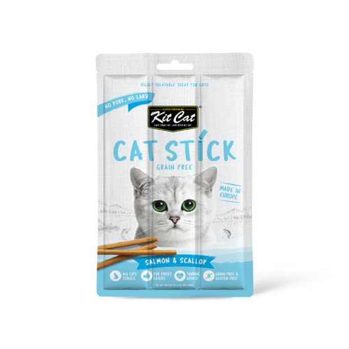 Kit Cat Sticks for cats - Salmon & Scallop 15g