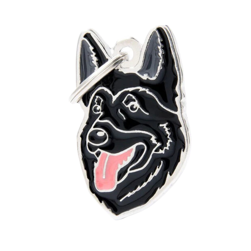 MF Tags BLACK GERMAN SHEPERD