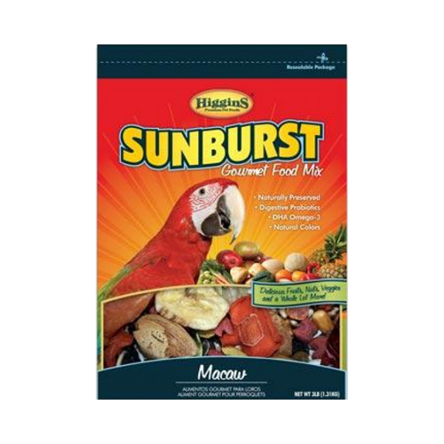Higgins Sunburst Gourmet blend of fruits, vegetables and nuts Food for Conure 