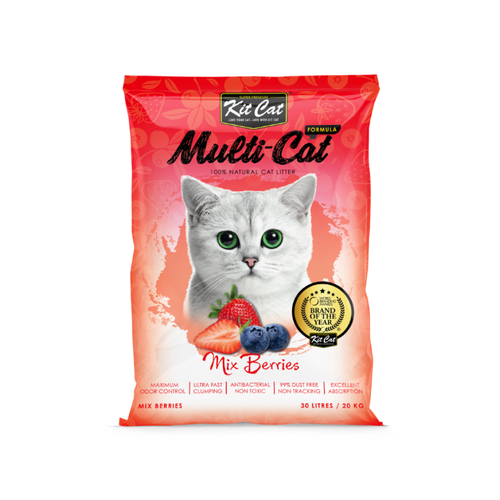 KIT CAT MULTI CAT FORMULA CAT SAND, 30 L