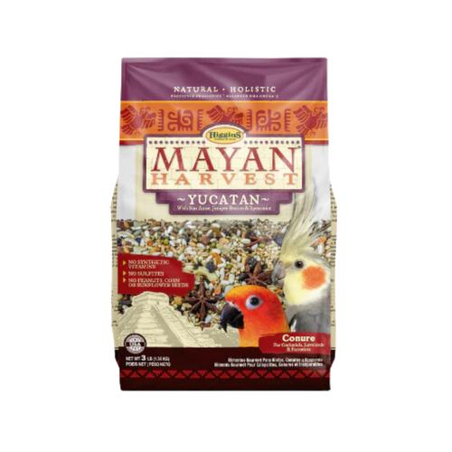 Higgins Mayan Harvest Yucatan Full Food Meal for Cockatiel & Lovebirds & Parrots