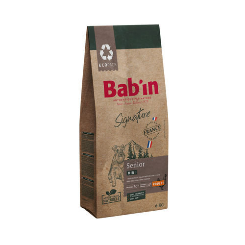 Babin Signature Mini Senior Chicken flavour Dry food for Small breed Senior Dogs