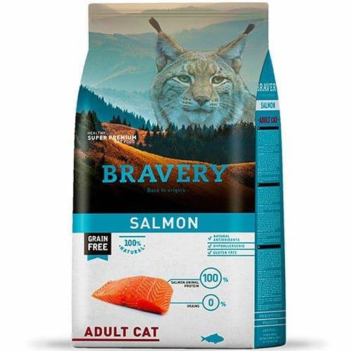 Bravery Dry Food for ADULT CAT with Salmon