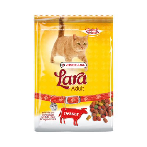 Versele laga Lara chunks beef flavour dry food for adult cats