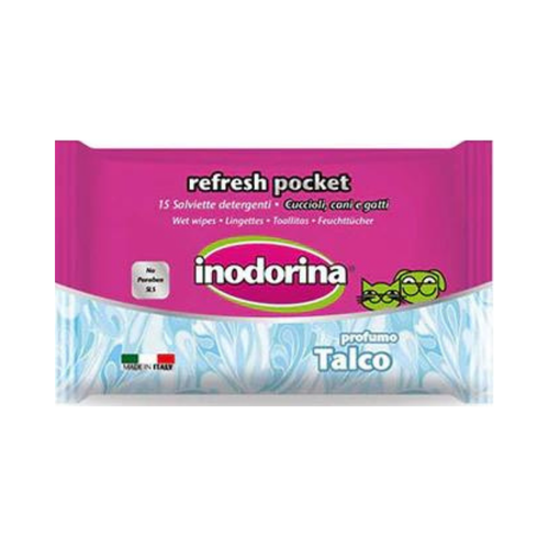 Inodorina Refresh Pocket 15 wipes