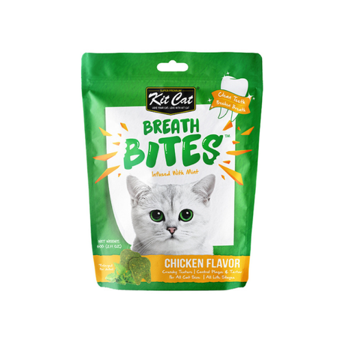 Kit Cat Breath Bites Mint Chicken Flavor 60g
