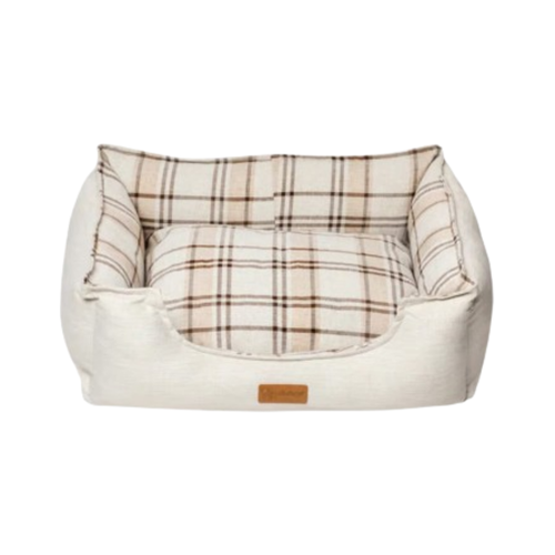 Feline Go Foam British rectangular bed for cats and dogs, Beige colour