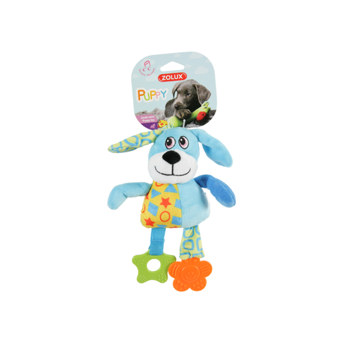 Zolux PUPPY PLUSH TOY DOG BLUE For Dogs