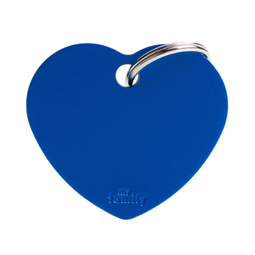 Big Heart Necklace - blue