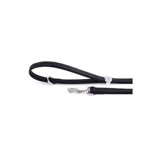 MF SAINT TROPEZ  Leash LEATHER Black 110x1.2cm