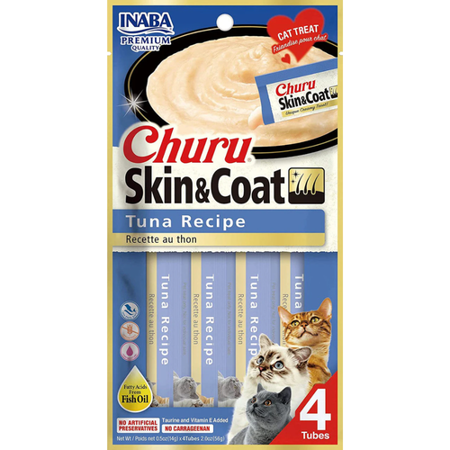 INABA Churu Skin & Coat Tuna 4x14g
