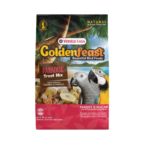 Versele Laga Goldenfeast Paradise Treats for Parrots & Macaw and large birds