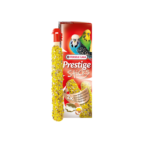 Versele Laga Prestige Sticks Budgies Eggs & Oyster Shells - 2 pcs 60g