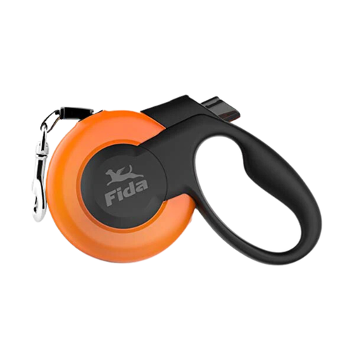 Fida M7+ Mars Extendable Leash Tape XS Orange 3m 12kg
