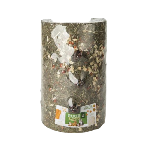 WM PUUR Pure Hay Tunnel for Rabbits and Rodents with Vegetables 280g