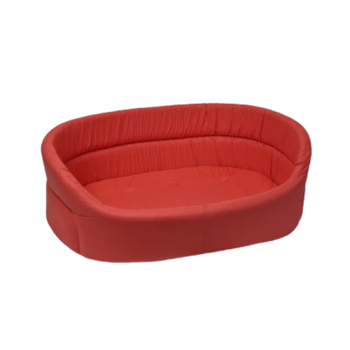 Feline Go Foam Elliptical bed for cats and dogs, Red colour