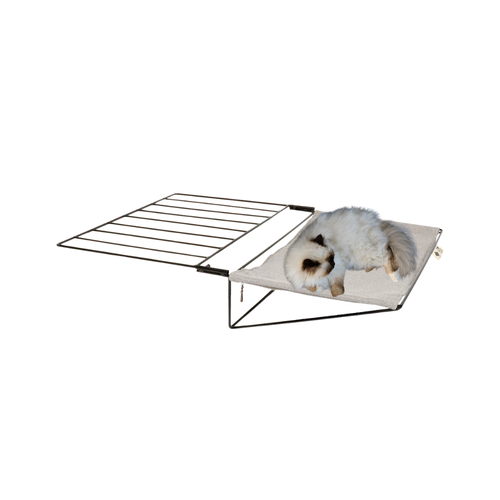 I Love Happy Cats OLIVER Bed & radiator hammock 45x35x10cm grey
