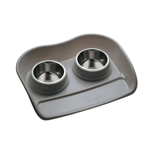 MPS Maya Double Metallic bowl for cats