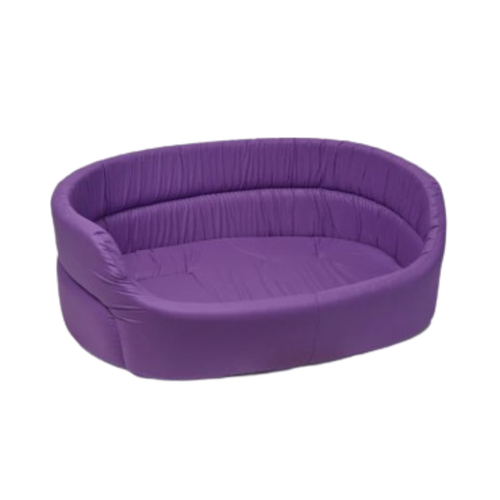 Feline Go Foam Elliptical bed for cats and dogs, Purple colour