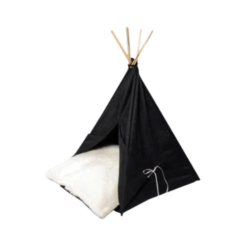 Feline Go Foam Cupcake Tent bed for cats and dogs, Black colour