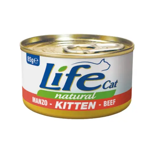 Life Cat Beef Wet Food For Kitten 85g