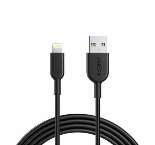 انكر كيبل ايفون USB ربل بطول متر وثمانين معتمد من ابل