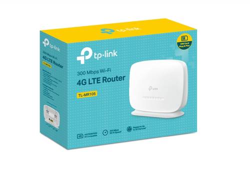 راوتر لاسلكي تي بي لينك يدعم تقنية 4G LTE بمعيار N وسرعة 300 ميجابت في الثانية طراز TL-MR105